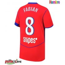 Camiseta Paris Saint-Germain Fabian Ruiz #8 Tercera Equipación 2025-26 manga corta